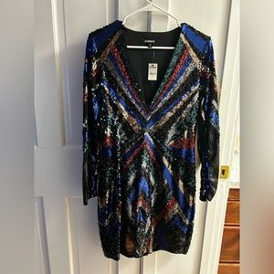 NWT Express sequin dress